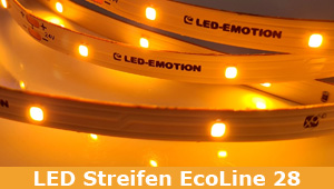 Eco 28 - LED Strip günstig - geringe Leistung aber hocheffizient