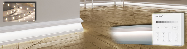 LED Sockelleisten Projekt mit 4000K LED Streifen