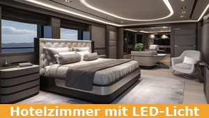 Beleuchtung im Hotelzimmer - Atmosphäre, Komfort und Energieeffizienz