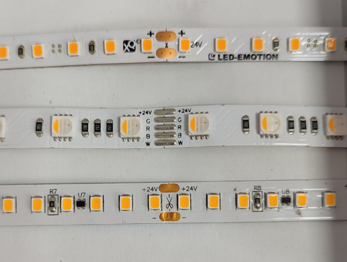 LED Streifen Lötpunkte erkennen