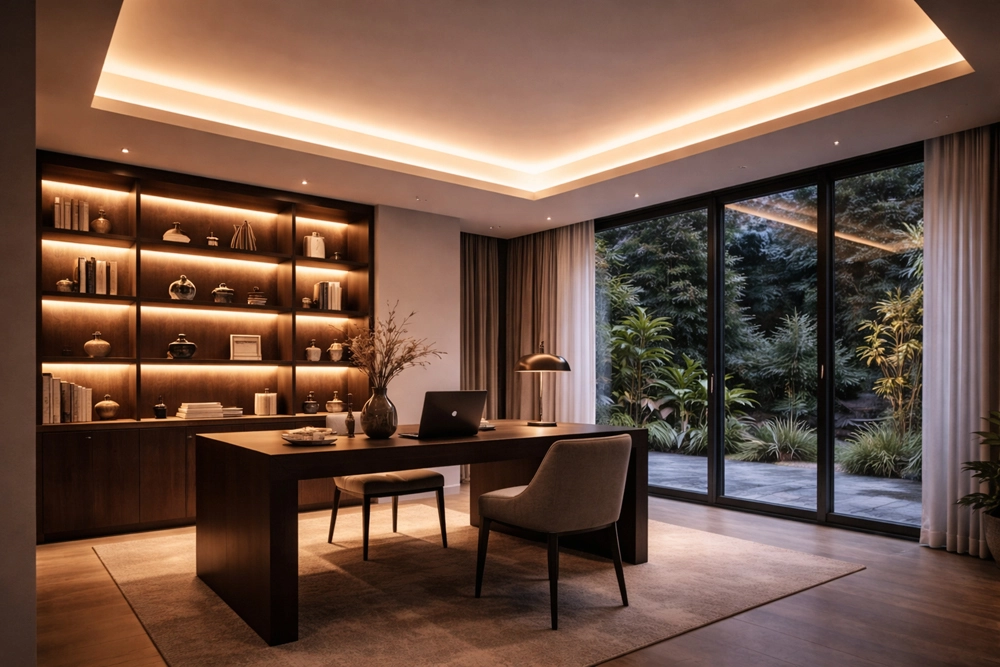 Indirekte Architekturbeleuchtung mit LED Lichtlinie