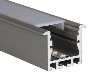 Alu-U-Profil M Rec24 - LED-Kühlkörper