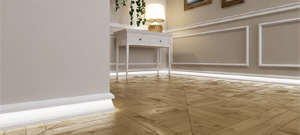 LED-Sockeleiste - indirekte Beleuchtung Flur