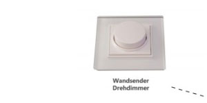 XQ connect Wandsender Drehdimmer