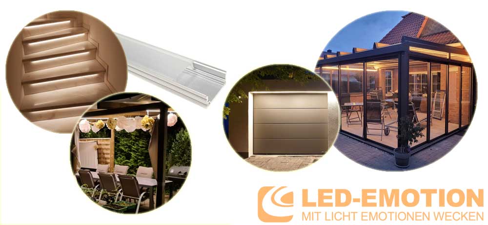 LED-Profile - Anwendungsbeispiele