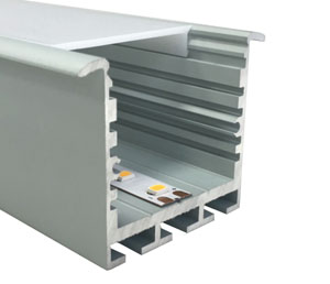 Alu-U-Profil Q Rec 24 - LED-Kühlkörper