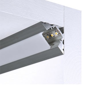 schlichtes LED Eckprofil