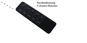 XQ connect Fernbedienung 5 Zonen