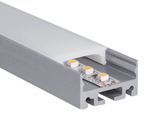 Alu-U-Profil M Extra Flach 24 - LED-Kühlkörper