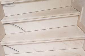 LED Treppenstufen Beleuchtung - Rohbau