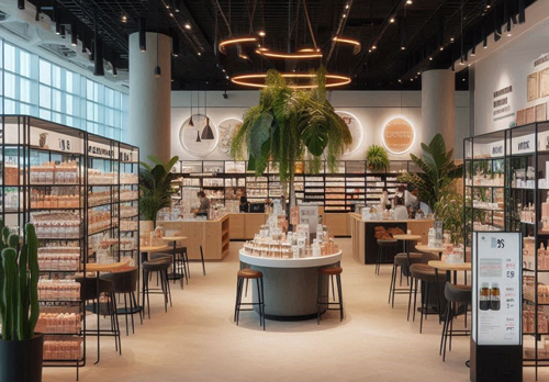 LED Beleuchtung in Drogerie, Parfumerie & Shops