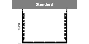 Alu U-Profil L-Line Standard