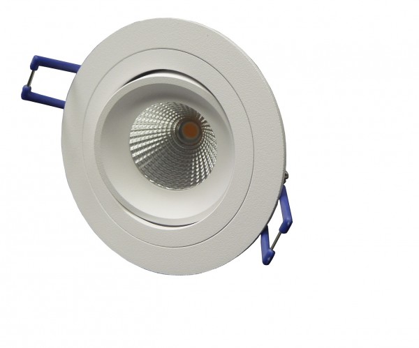 LED-Strahler schwenkbar, rund, weiß