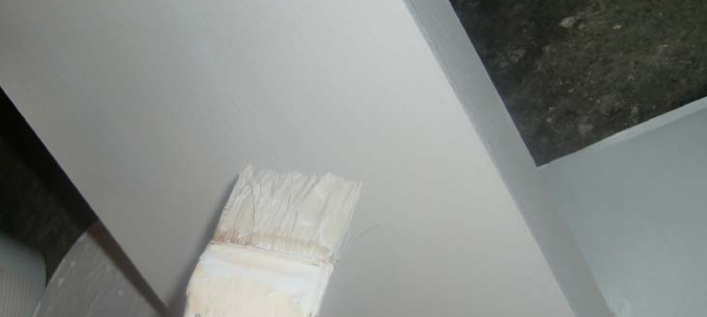 Lichtvoute streichen - an Umgebungsfarbe anpassen