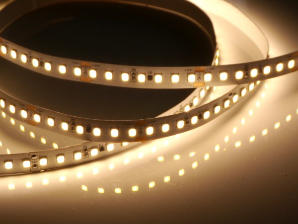 Eco140+ LED-Streifen, 3000K CRI>90, 2517lm/m, 19,2W/m, 140LEDs/m, 24V