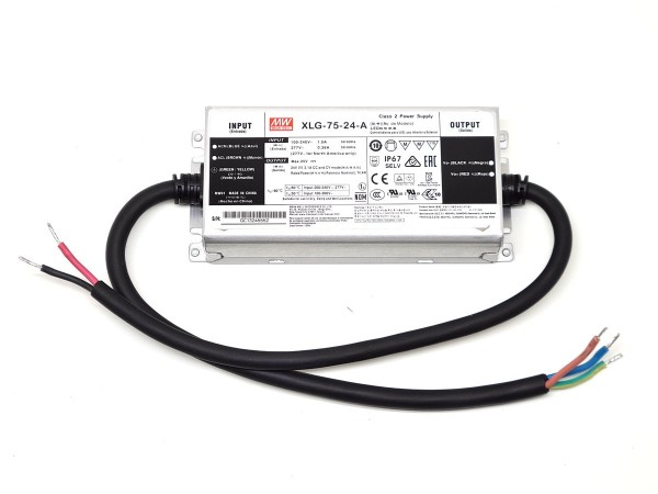 LED-Möbeleinbaunetzteil 24V 75W IP67