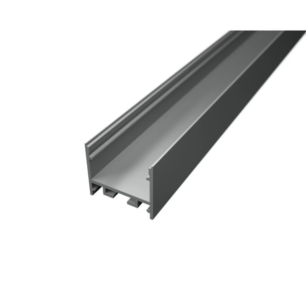 LED-Alu-Profil D-Line hoch eloxiert 01