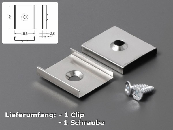 Montageclip Vario30 inox1