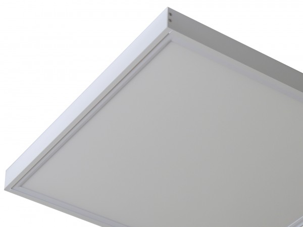 Aufbaurahmen für LED-Panel 620x620 weiß