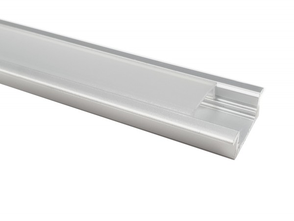 LED-Alu-Profil C-Line flach Einbau