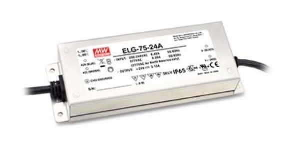 LED-Möbeleinbaunetzteil 24V 75W IP65 0-10V dimmbar