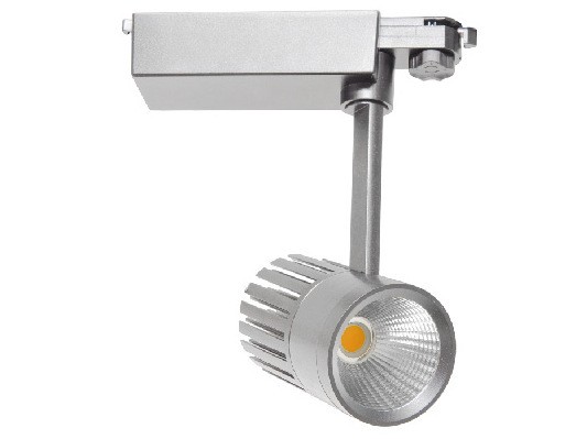 Stromschienenspot 28W silber 930 2850lm