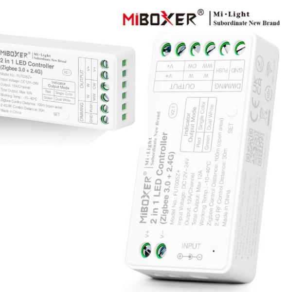 Zigbee LED 2-in-1 Dimmer 2x6A