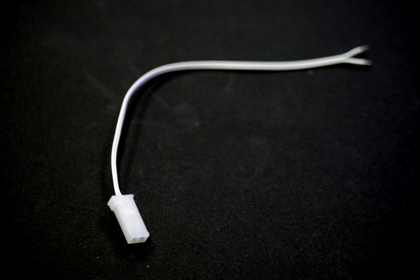 20cm Anschlusskabel weiß mit Mini-Mate-Buchse