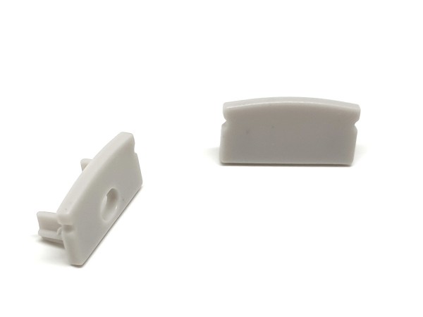 Endkappen-Set LED-Alu-Profil C-Line flach