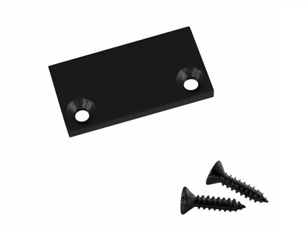 Endkappe M-Line Extra Flach 24 bündig schwarz