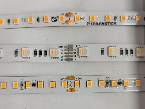 LED-Streifen löten / Trennmarkierungen