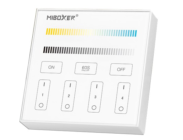 Wandfernbedienung Dualwhite Controller 4 Zonen