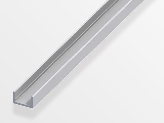 Alu U-Profil 10x13,5x10x1,5mm eloxiert