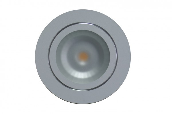 LED Einbauspot 1W weiß,rund,95° Abstrahlwinkel