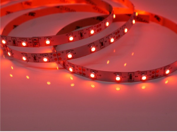 LED-Streifen 60LEDs/m, rot 12V