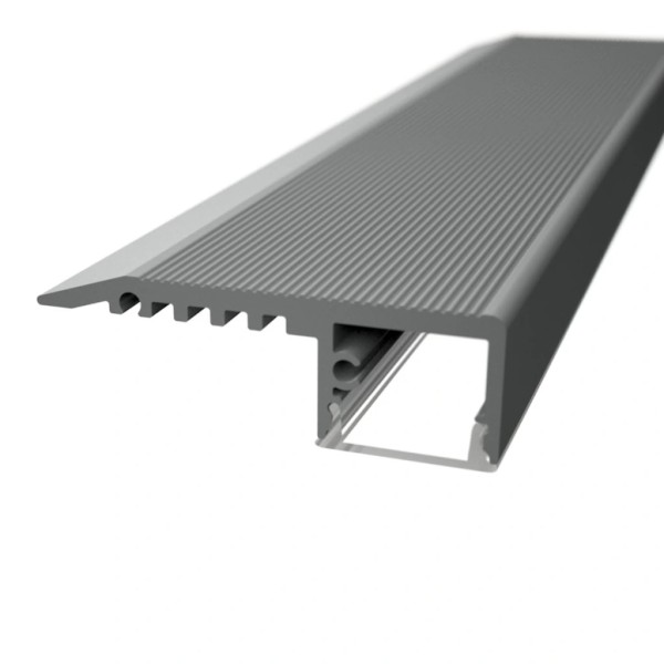 LED Alu Treppenstufenprofil C-Line silber eloxiert 01
