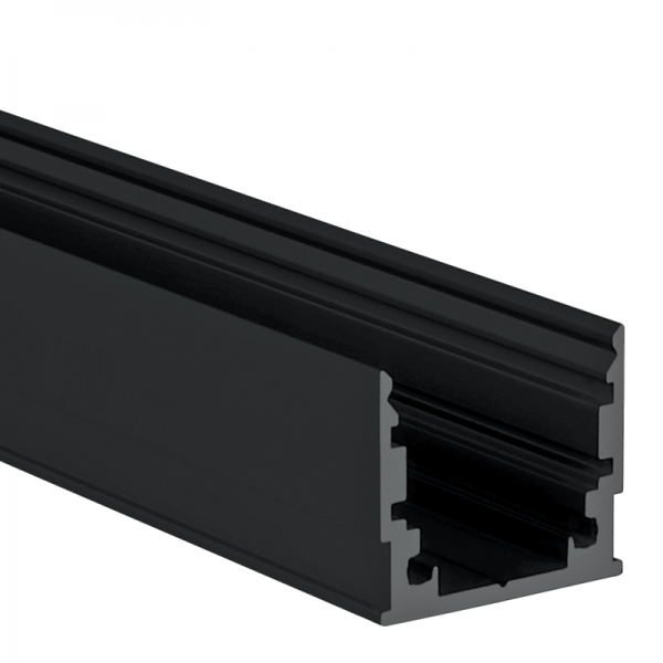 Alu-U-Profil M Standard schwarz