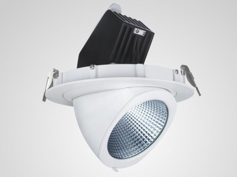 LED Einbaushoplight schwenkbar premium warmweiß