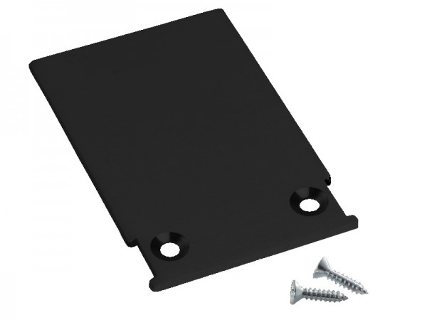 Endkappe M-Line Standard quadratisch schwarz