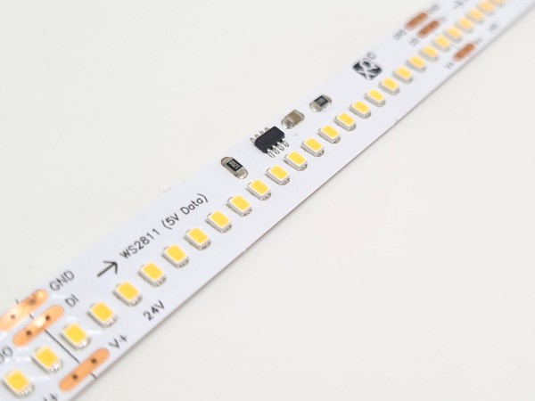 LED-Lauflicht Streifen warmweiß 336LEDs/m 48Pixel/m 890lm/m 16.8W/m 2500K CRI>90 24V