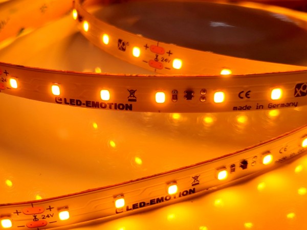 Eco70+ LED-Streifen, 1900K CRI>90 warmweiß, 871lm/m, 9.6W/m, 70LEDs/m, 24V